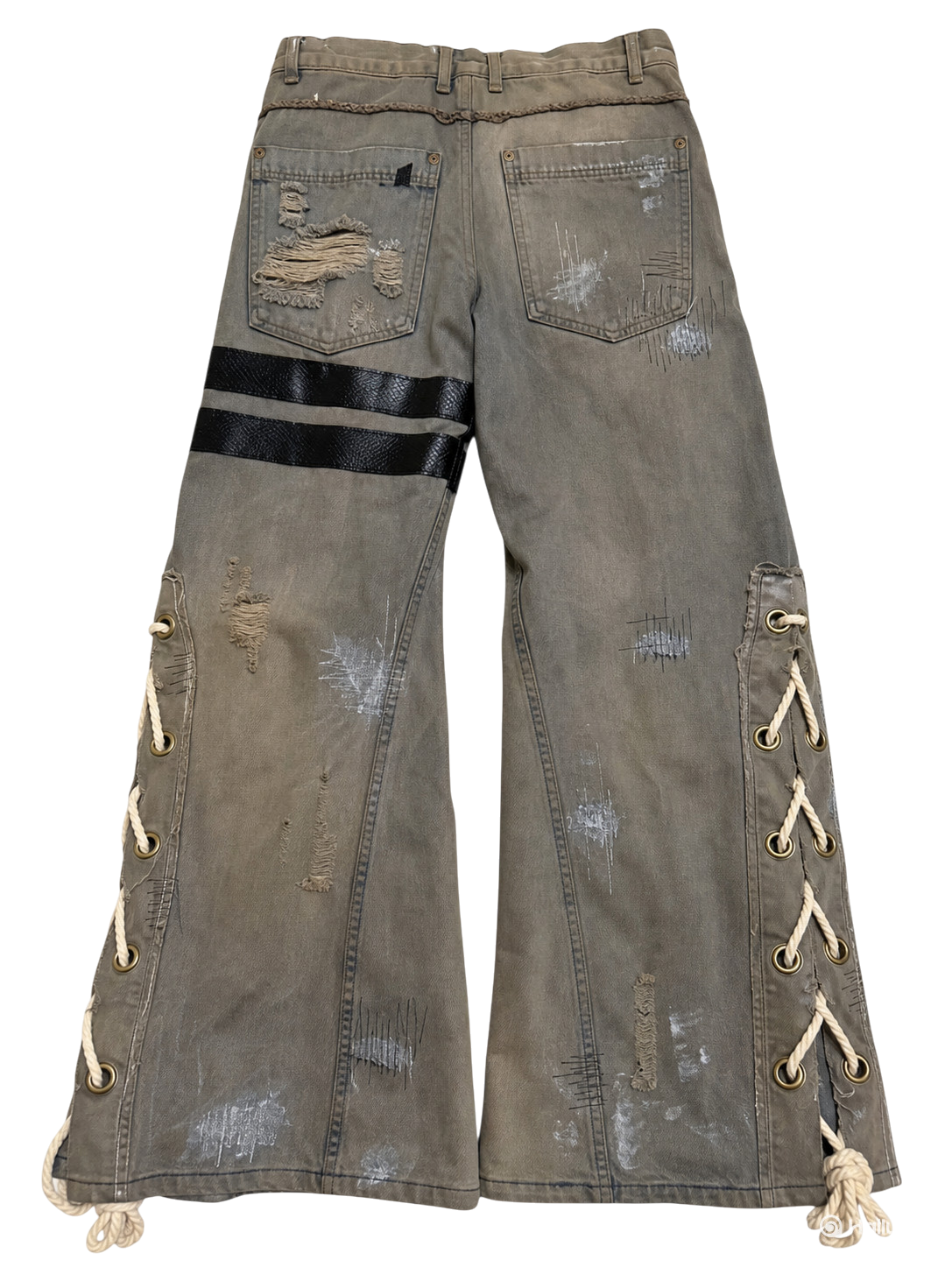 Flare Denim back