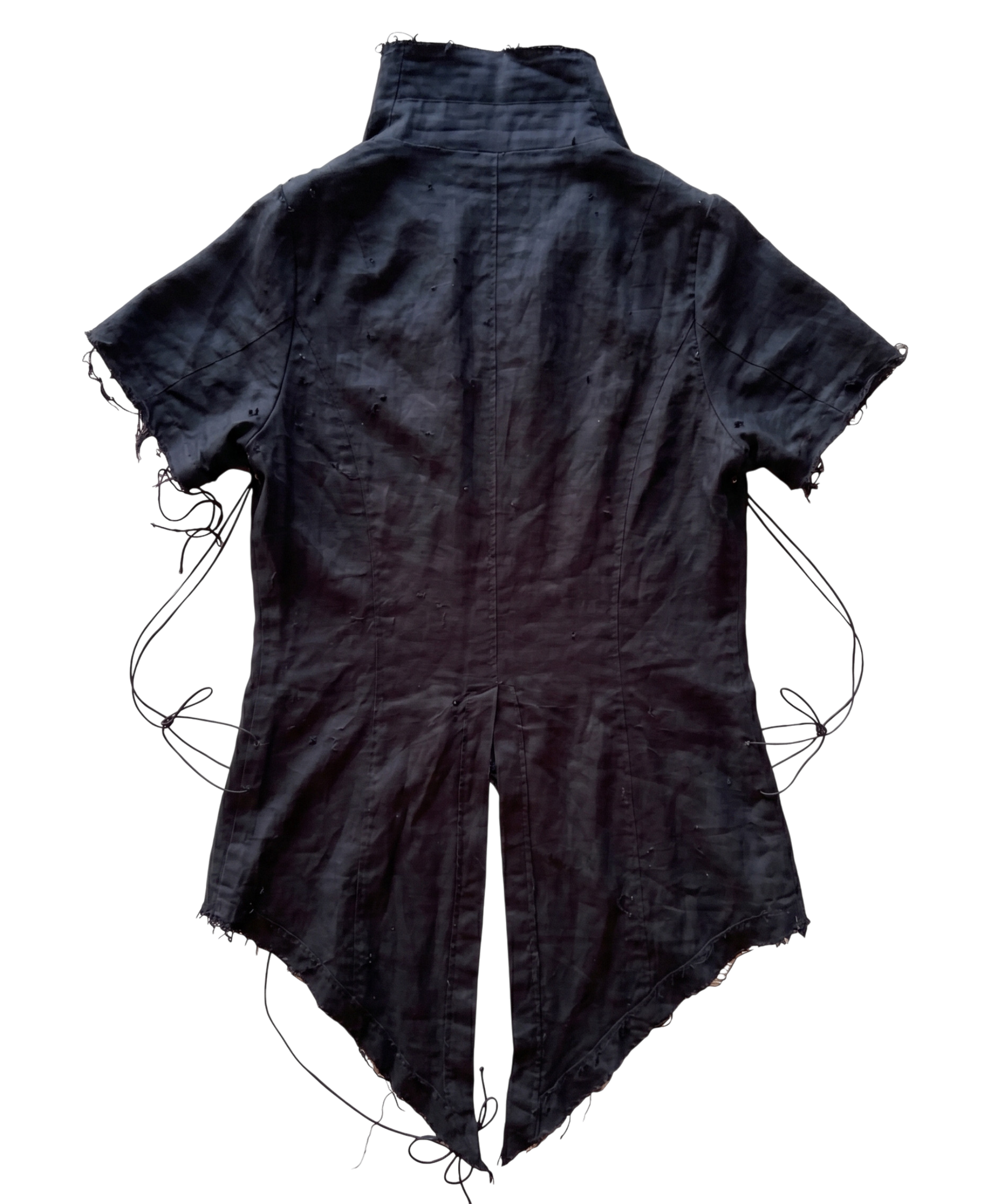Lace-Up Avant-Garde Shirt back